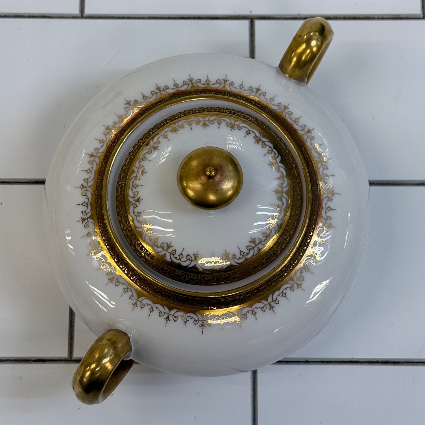 Coronet CMC Limoges Creamer & Sugar Bowl 1906-1914