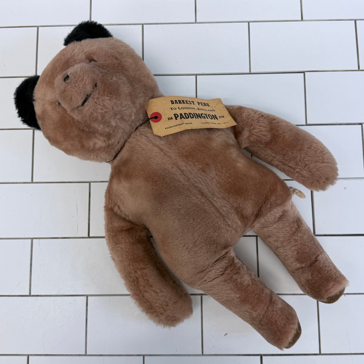 Eden Toys Paddington Bear Plush Vintage 1975