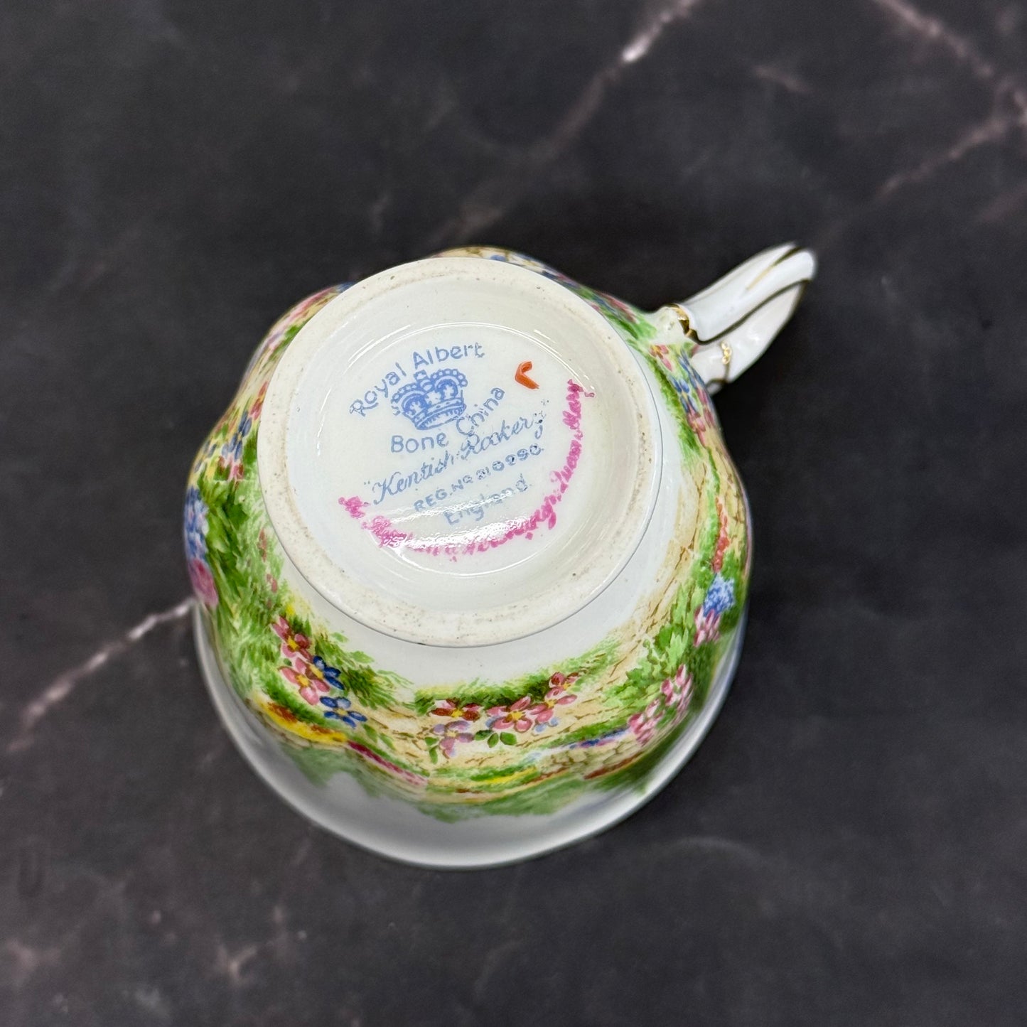 Royal Albert Kentish Rockery Teacup & Saucer, Bone China