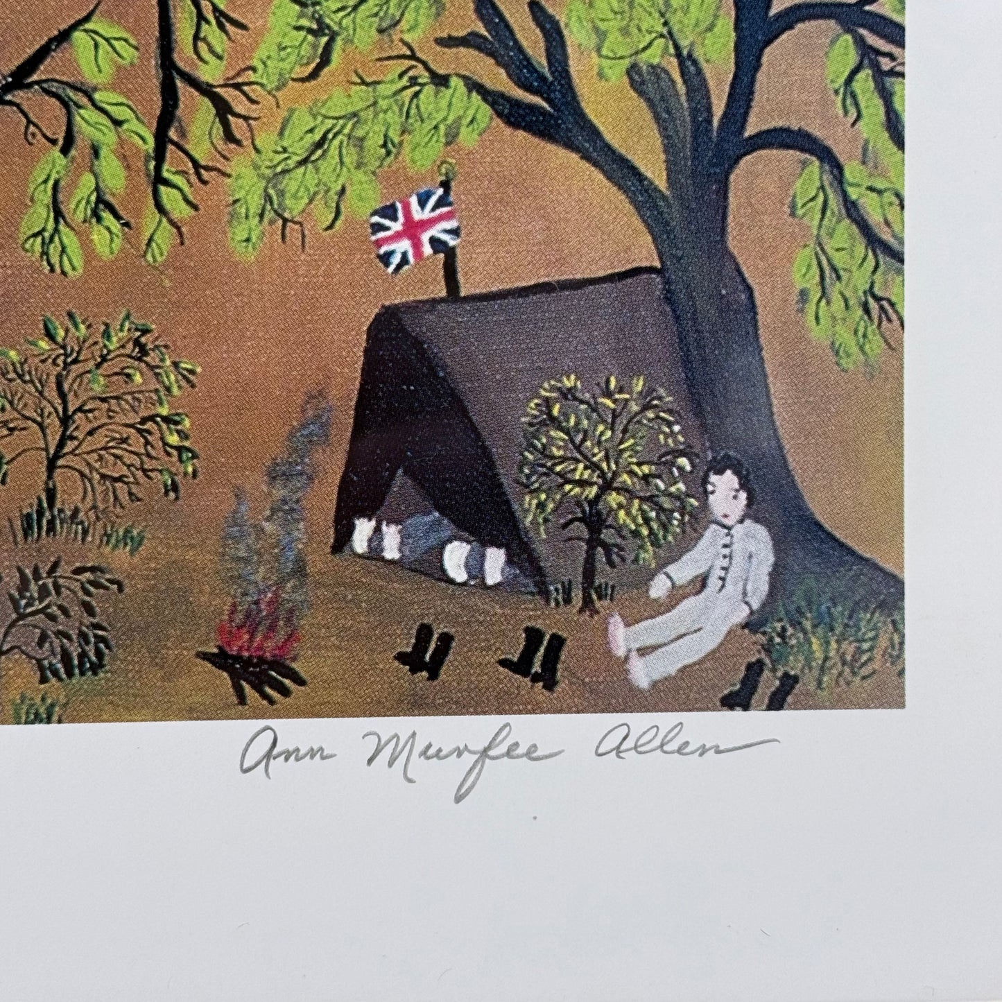 Ann Murfee Allen Jack Jouett's Ride Signed Numbered Print