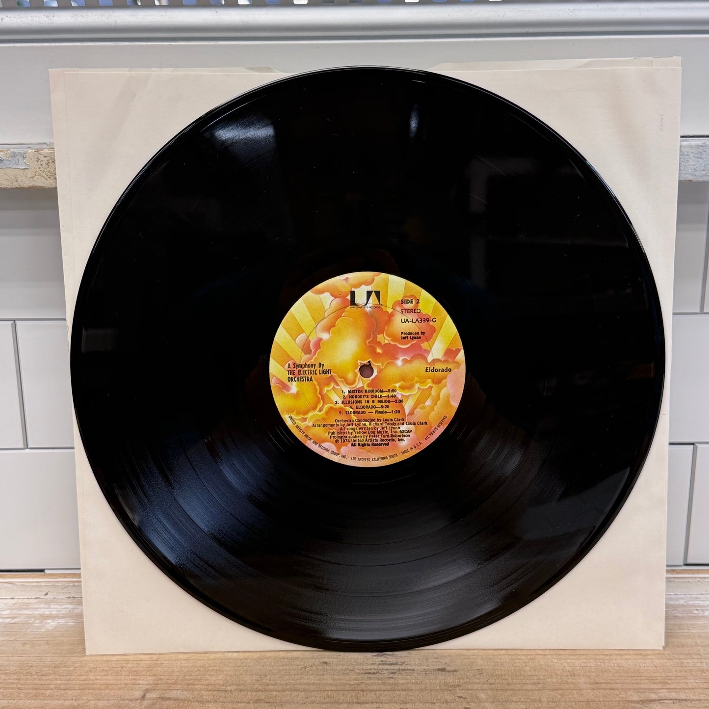 Electric Light Orchestra Eldorado Vinyl Record LP 1974