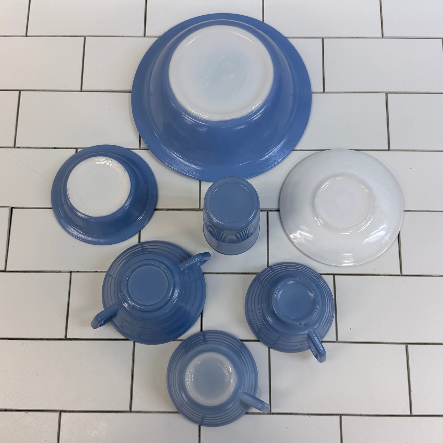 Hazel Atlas Moderntone Pastel Platonite Dish Selection