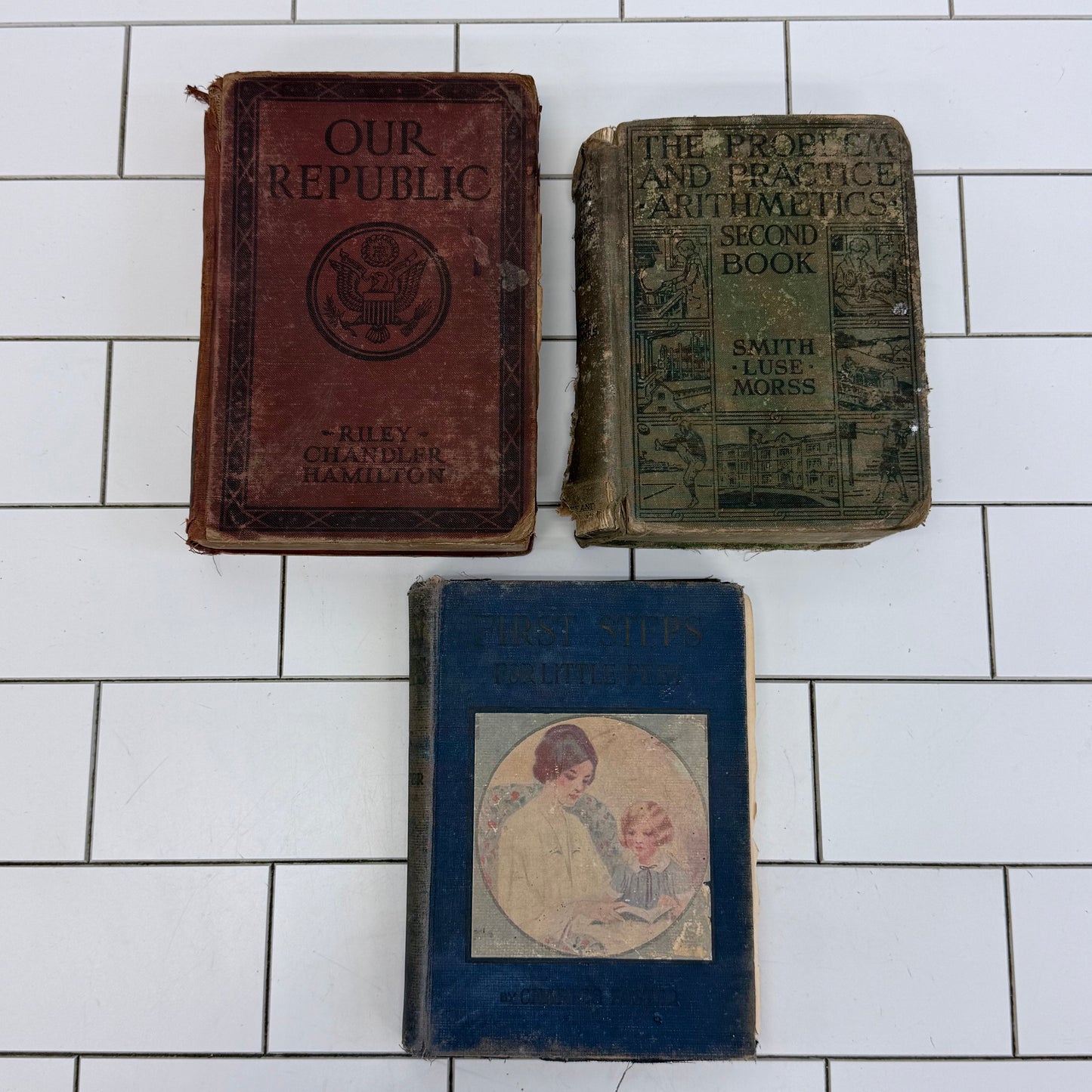 Vintage Children’s Book Set of 7, 1890s-1950