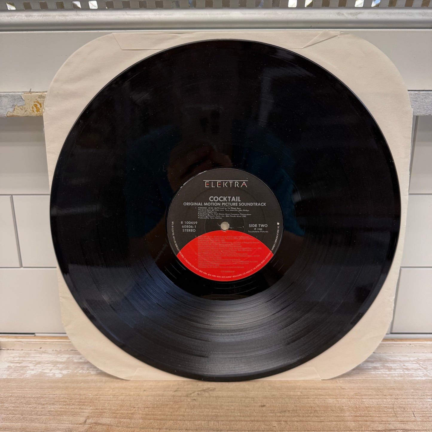 Cocktail Original Motion Picture Soundtrack Vinyl Record, 1988