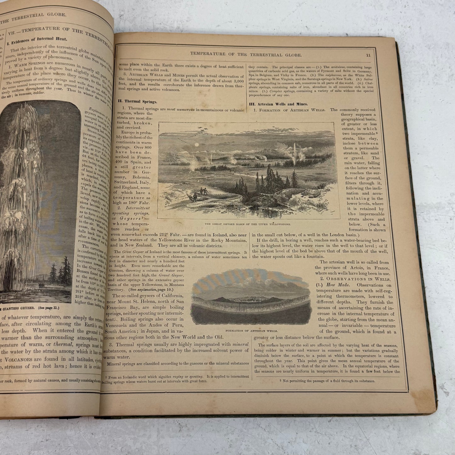 Arnold Guyot Physical Geography Hardback, 1873