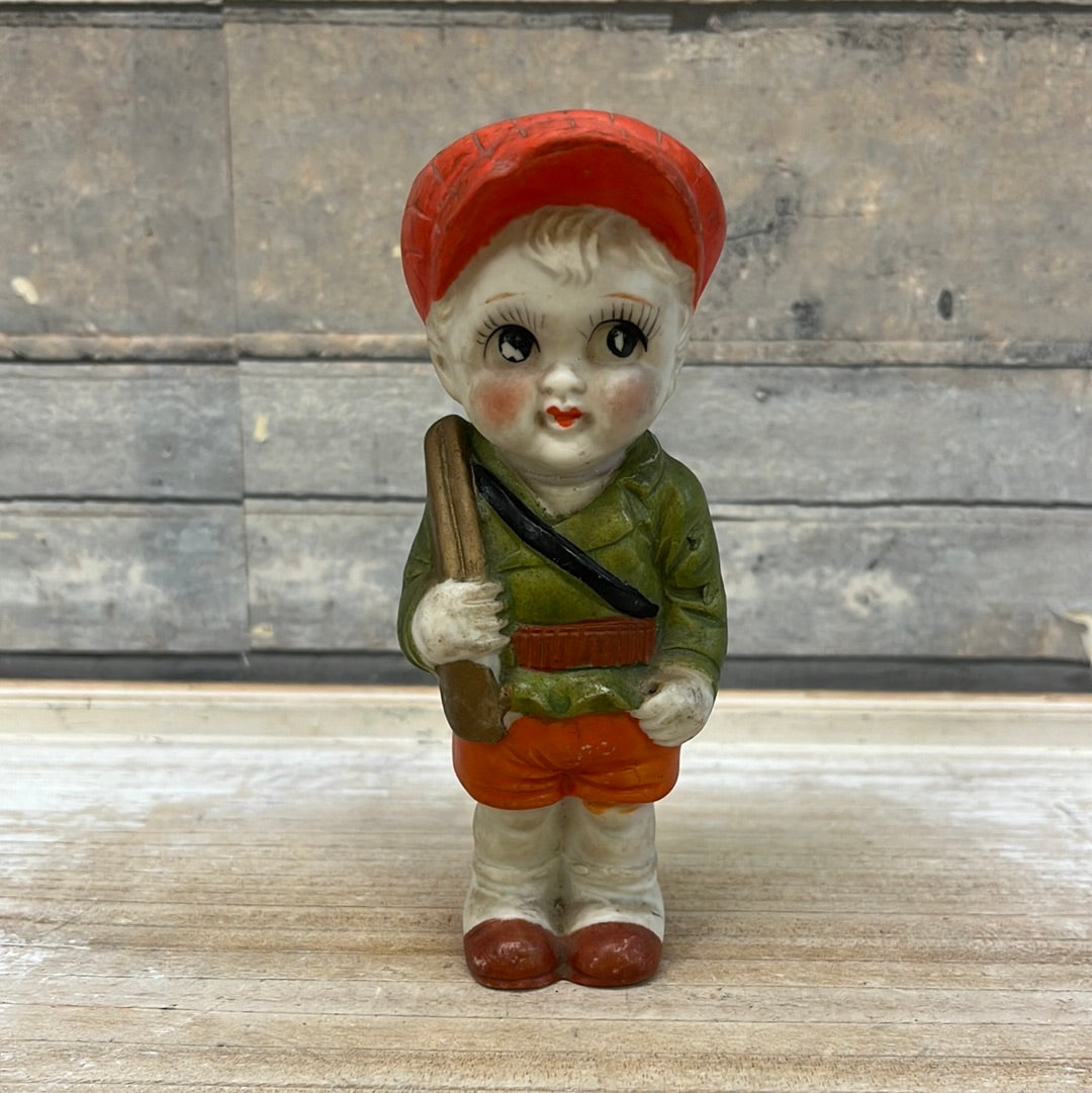 Antique Porcelain Bisque Penny Doll, 1920s