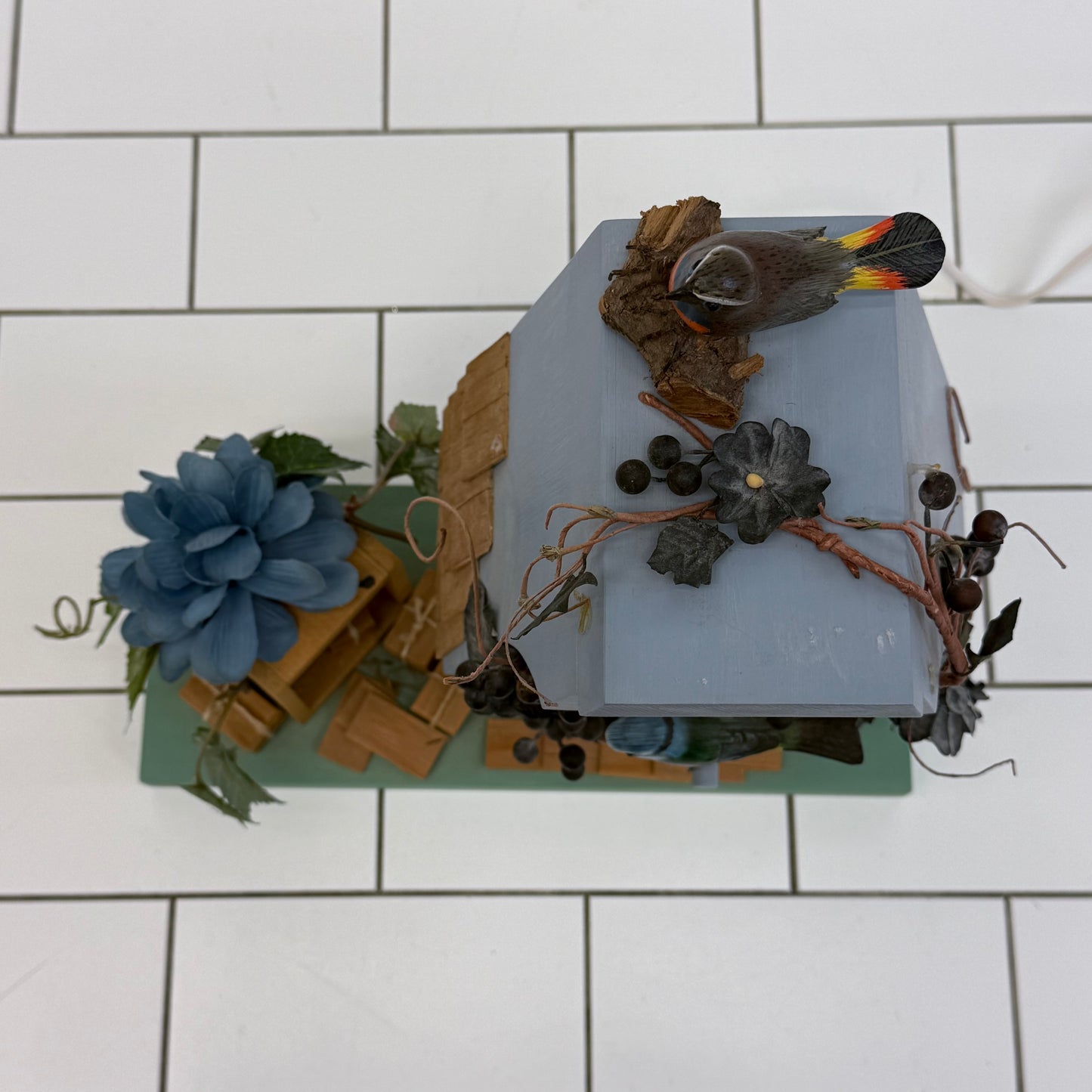 Birdhouse Cottagecore Accent Lamp Decor