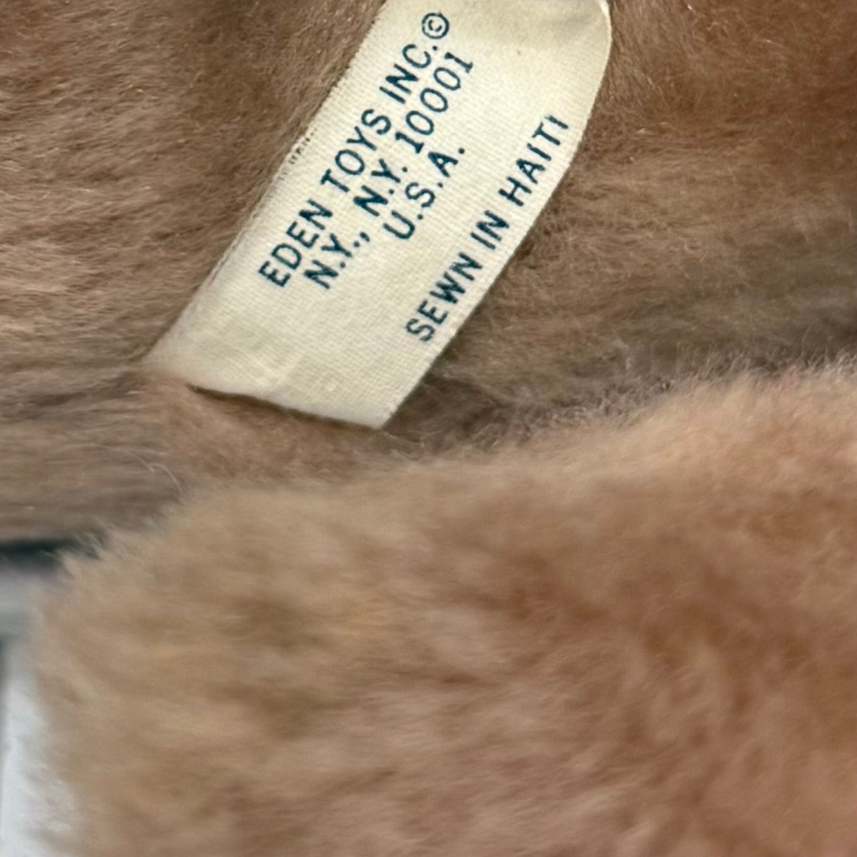 Eden Toys Paddington Bear Plush Vintage 1975