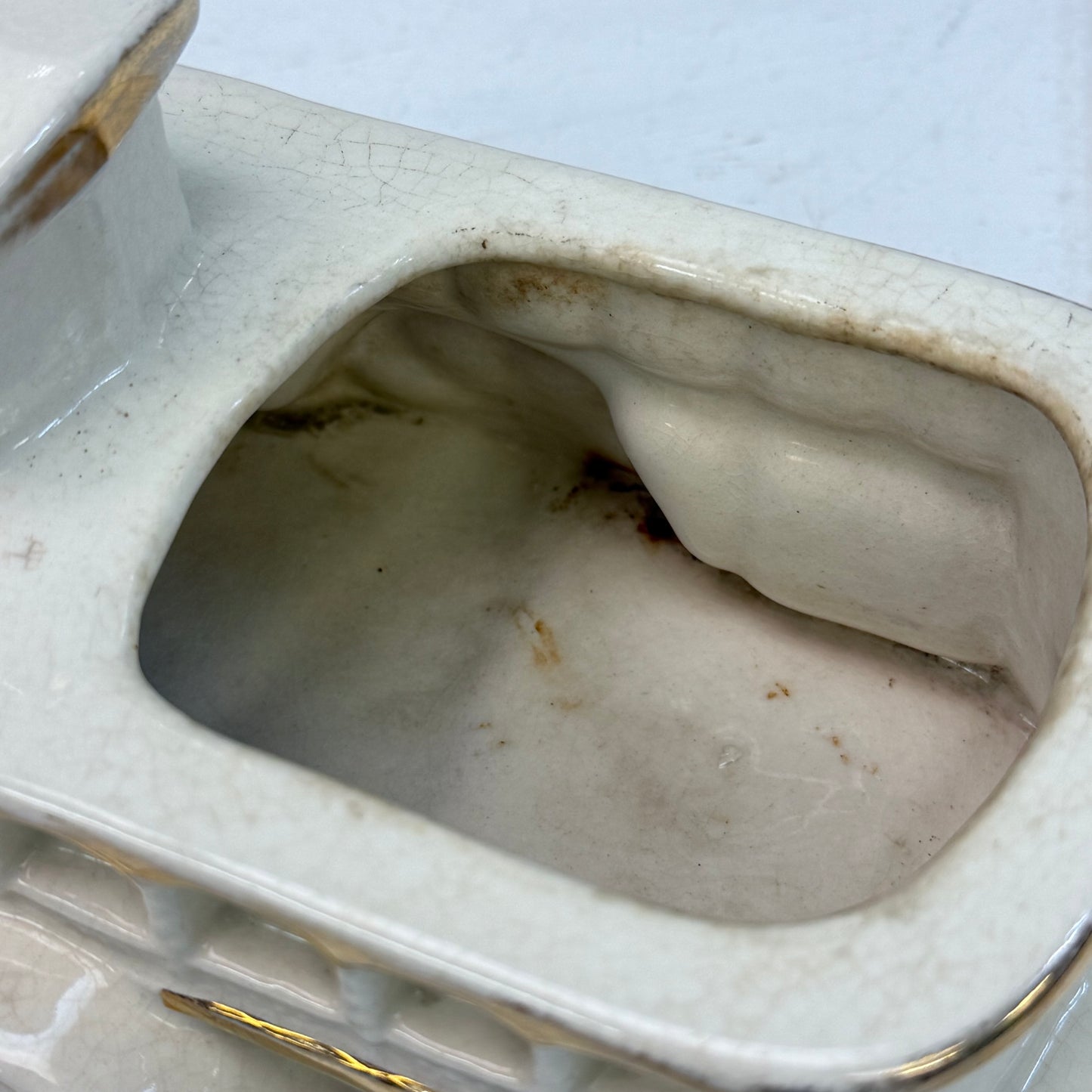 Steamboat Ceramic Planter, 1950s
