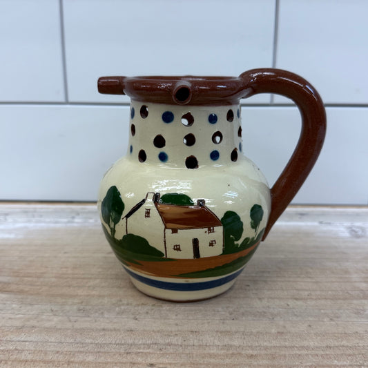 Torquay Pottery Mottoware Puzzle Jug