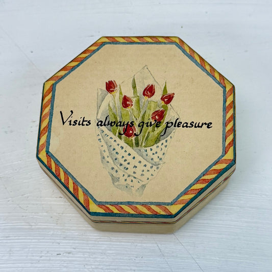 Catriona Stewart Hand Painted Trinket Box, 1988