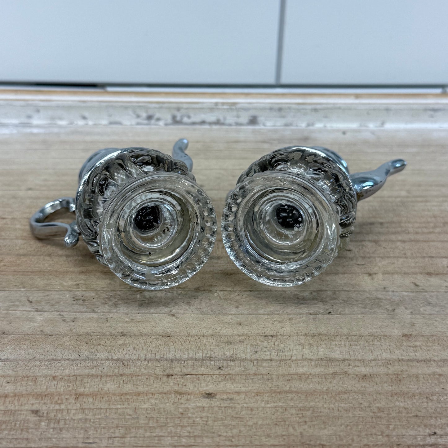 Teapot Salt & Pepper Set, Silver plate