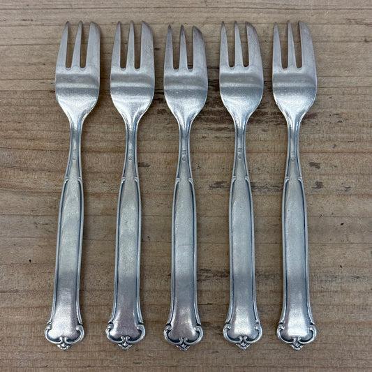 Wilhelm Seibel Silver plate Pastry Fork Set of 5