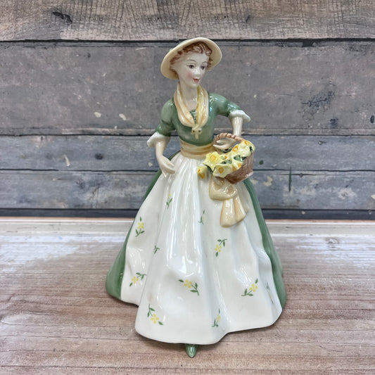 Royal Worcester Spring Morn Bone China Figurine, 1982