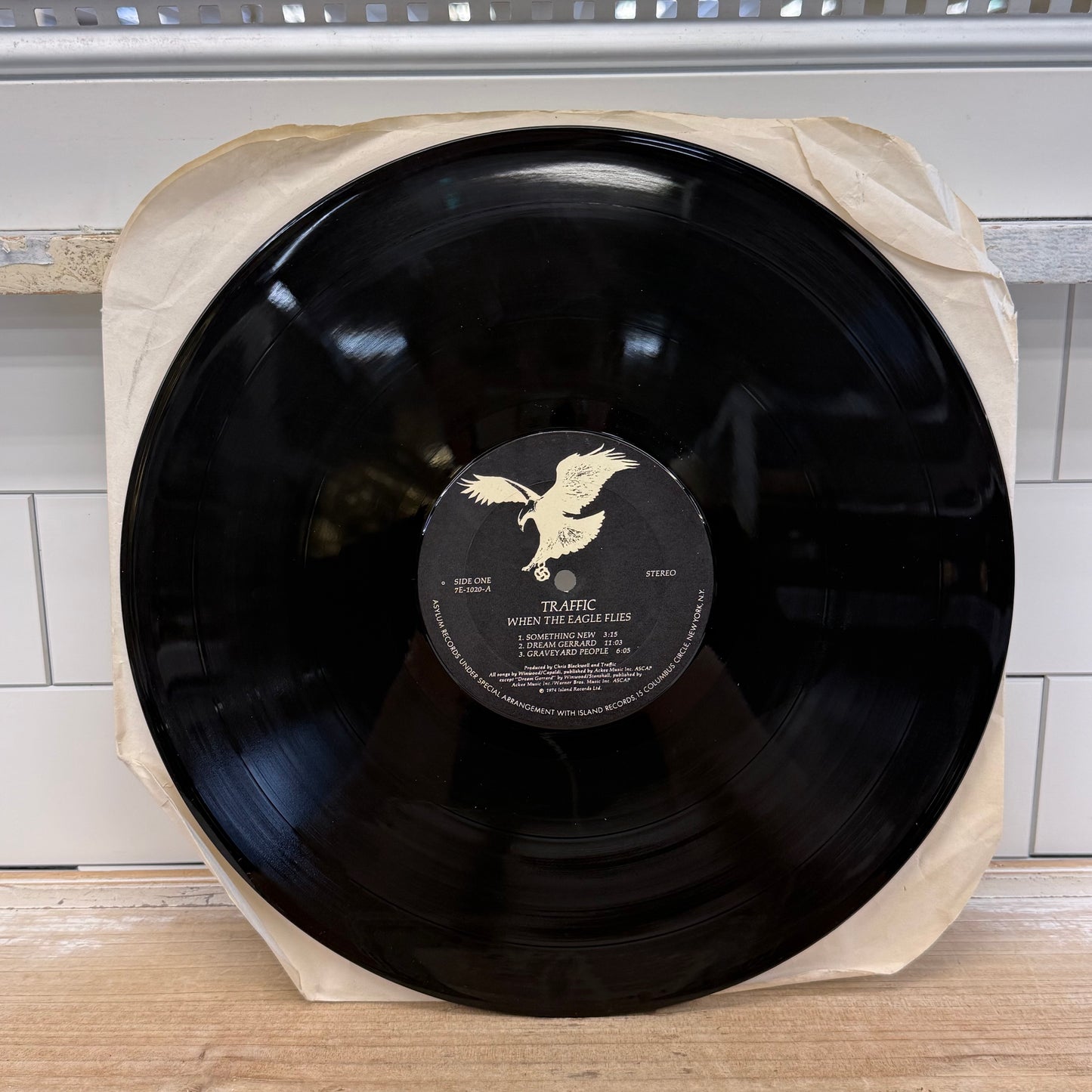Traffic When the Eagle Flies Vinyl Record LP 1974