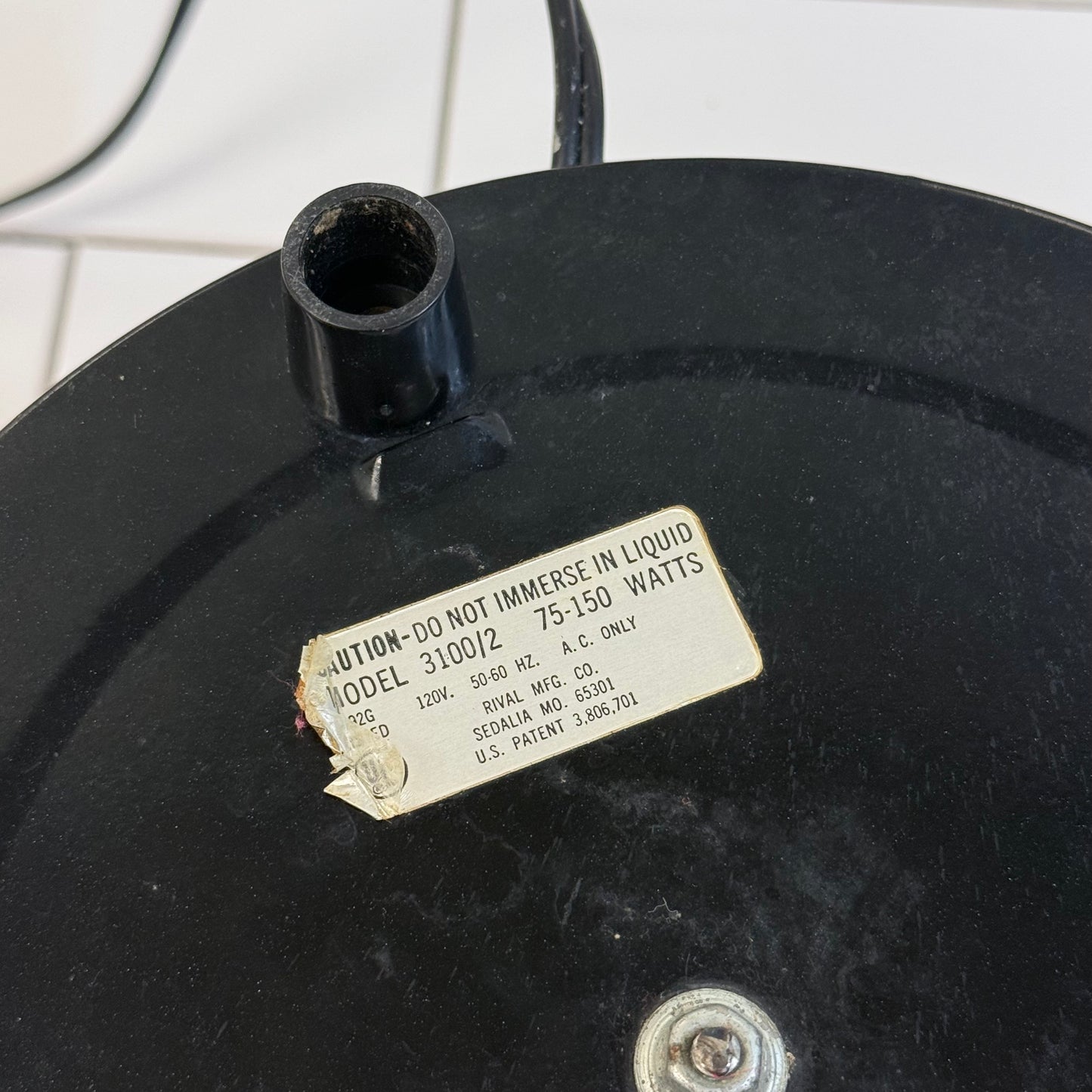Rival Crock-Pot Slow Cooker 3.5 Qt Vintage 1970s