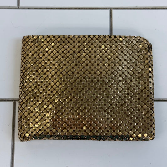 Whiting & Davis Gold Mesh Wallet 1960s