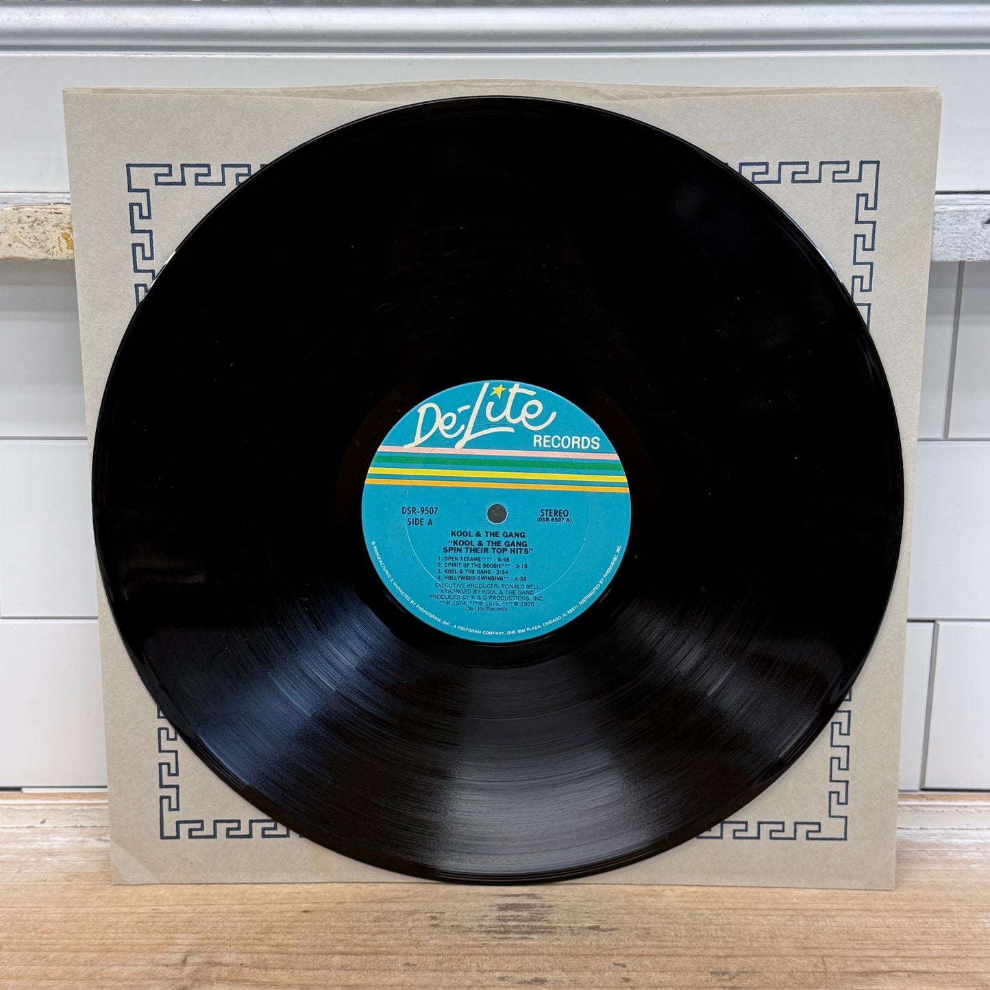Kool & The Gang Spin Their Top Hits Vinyl LP 1978 De-Lite #DSR-9507