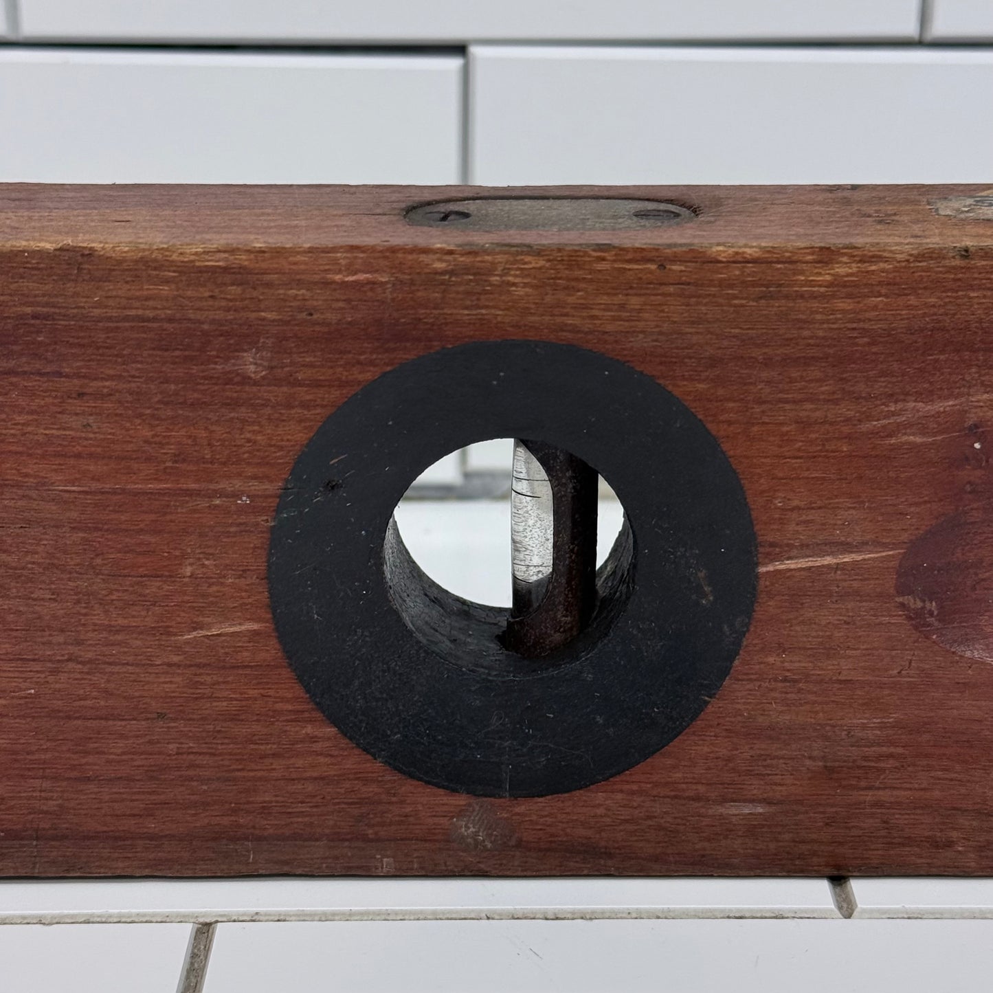 Stanley No. 3 Adjustable Cherry Wood Brass Level 30” 1920s-1930s