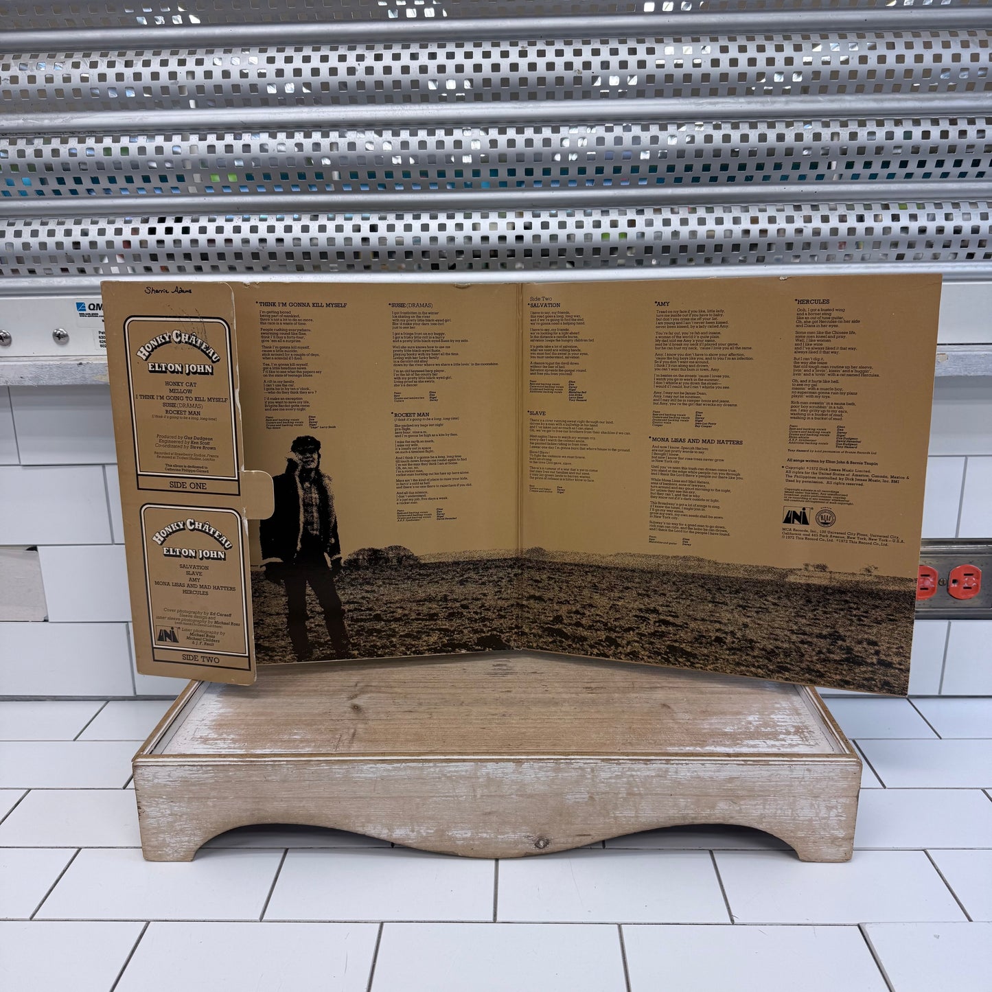 Elton John Honky Chateau Vinyl Record 1972 #93135
