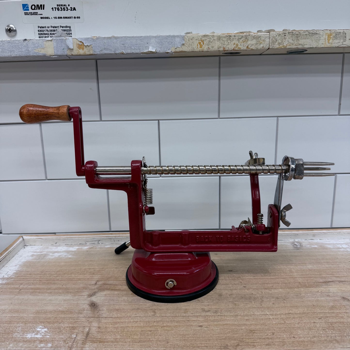 Back to Basics Peel Away Apple & Potato Peeler