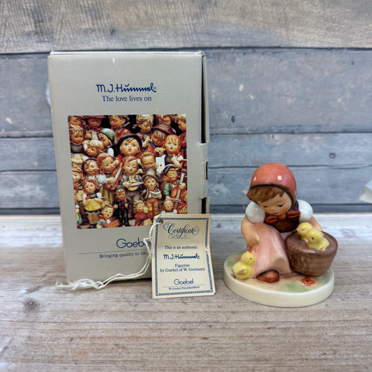 Goebel Hummel Chick Girl Porcelain Figurine in Box, 57/2/0