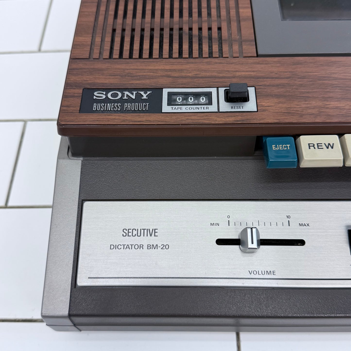 Sony Secutive Dictator BM-20 Cassette Recorder Vintage 1970s
