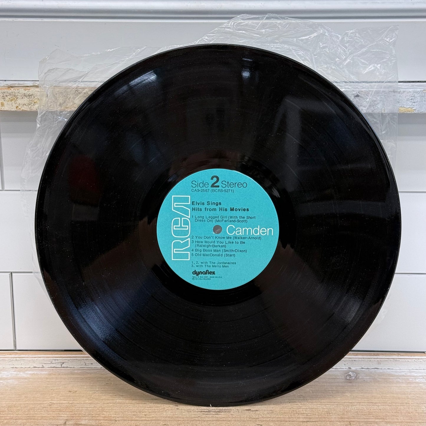 Elvis Sings Hits from His Movies Vol 1 Vinyl LP 1972 #CAS-2567