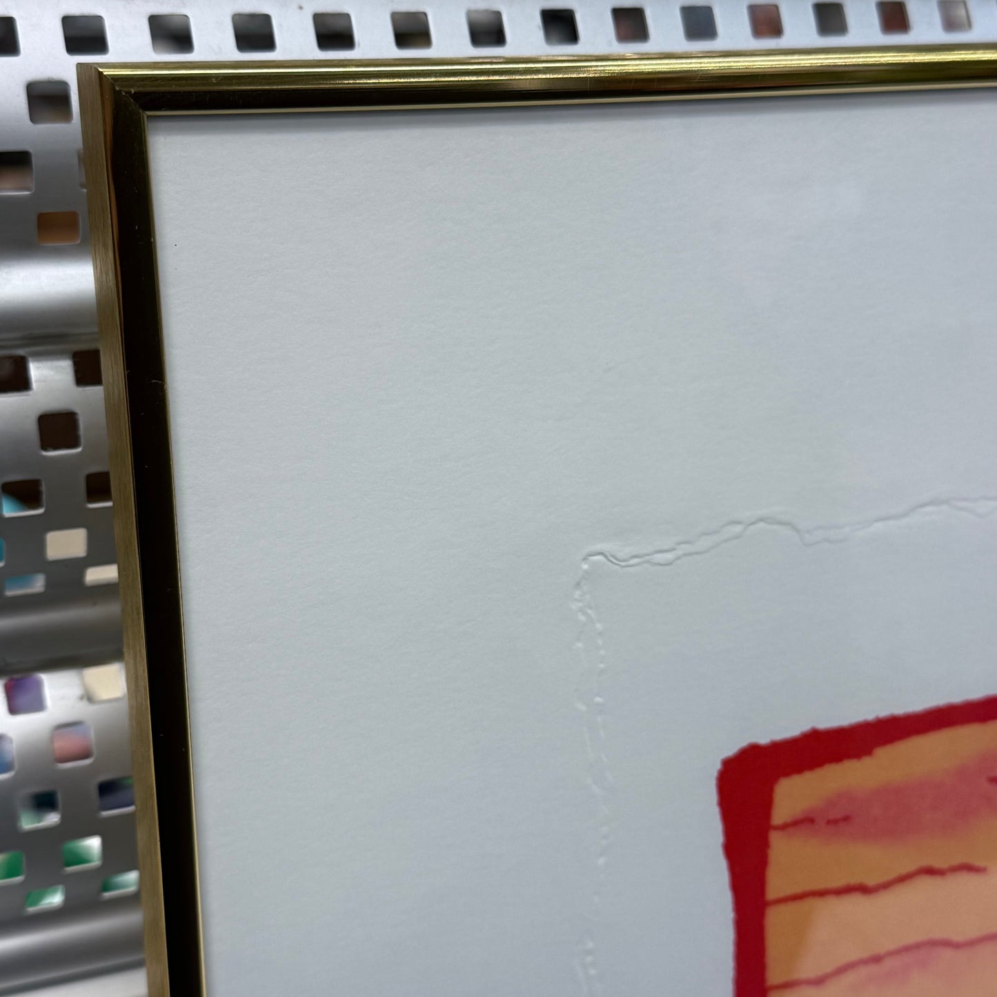 D.G. Smith A Heart Between a Rock &  Hard Place Framed Art 1985