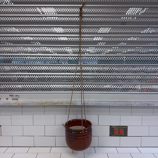 Takahashi Ceramic Hanging Planter Pot Vintage 1970s