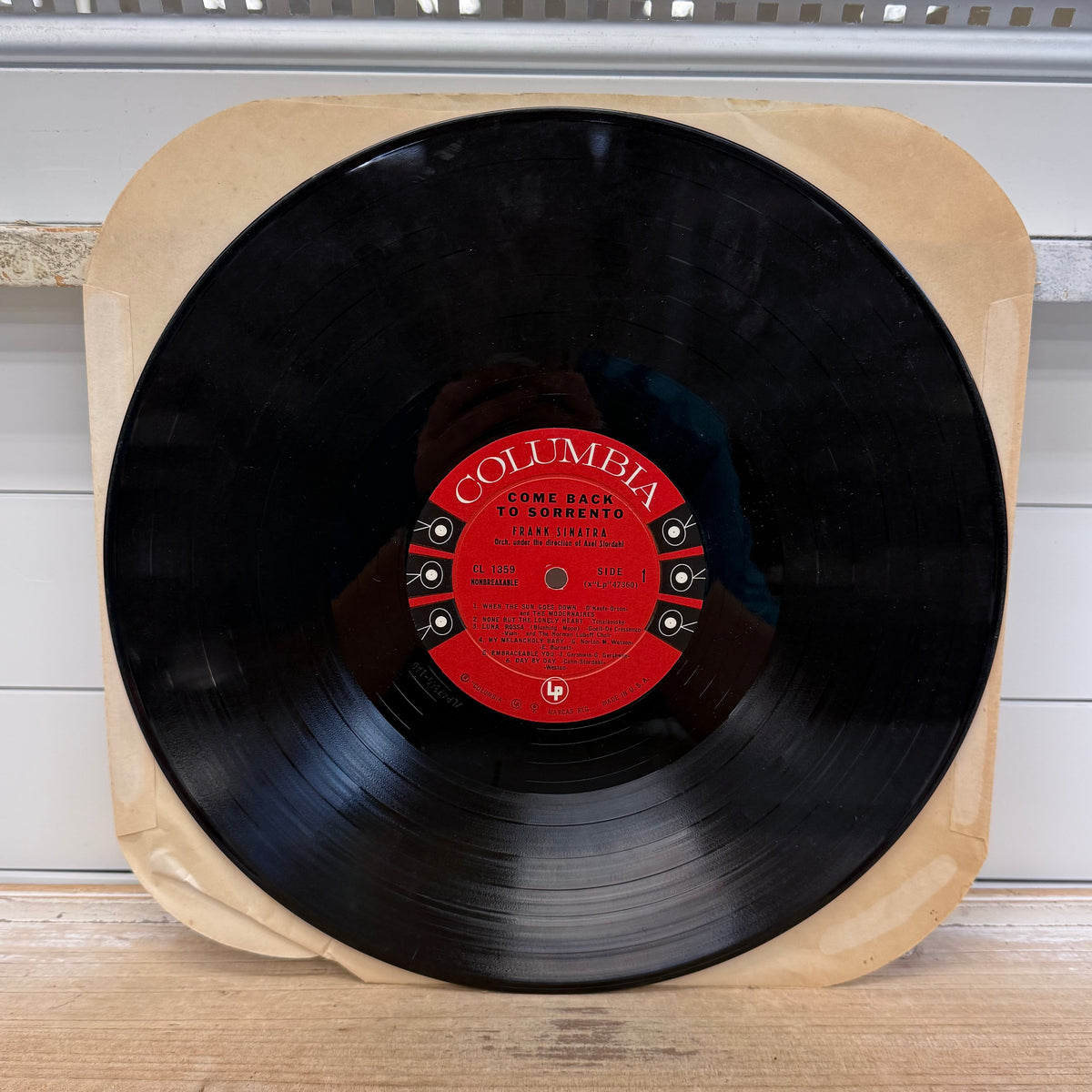 Frank Sinatra Come Back to Sorrento Vinyl LP 1959 - CL 1359