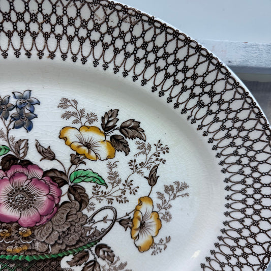 Myott & Son Bonnie Dundee Ironstone Platter