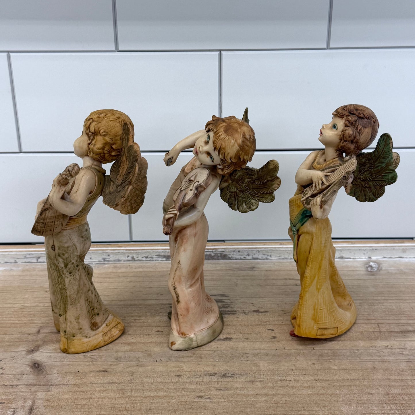 Fontanini Depose Italy Musician Angels Set 1980s