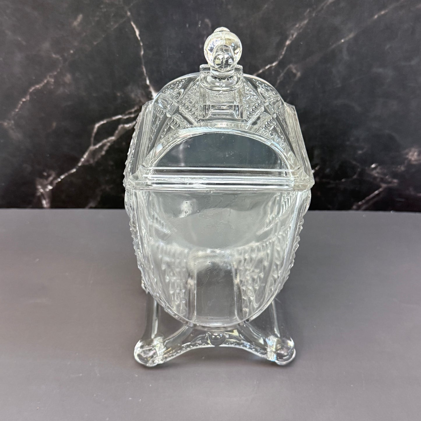 Adams & Co. Ashman Crossroads Creamer & Sugar Bowl, 1880s