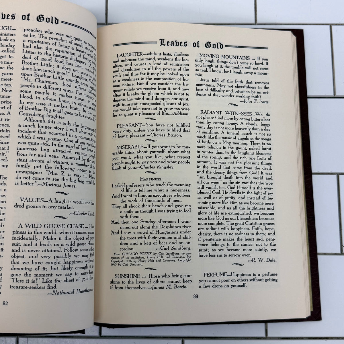 Leaves of Gold Standard Edition 1962 Coslett Vintage Book Slipcase