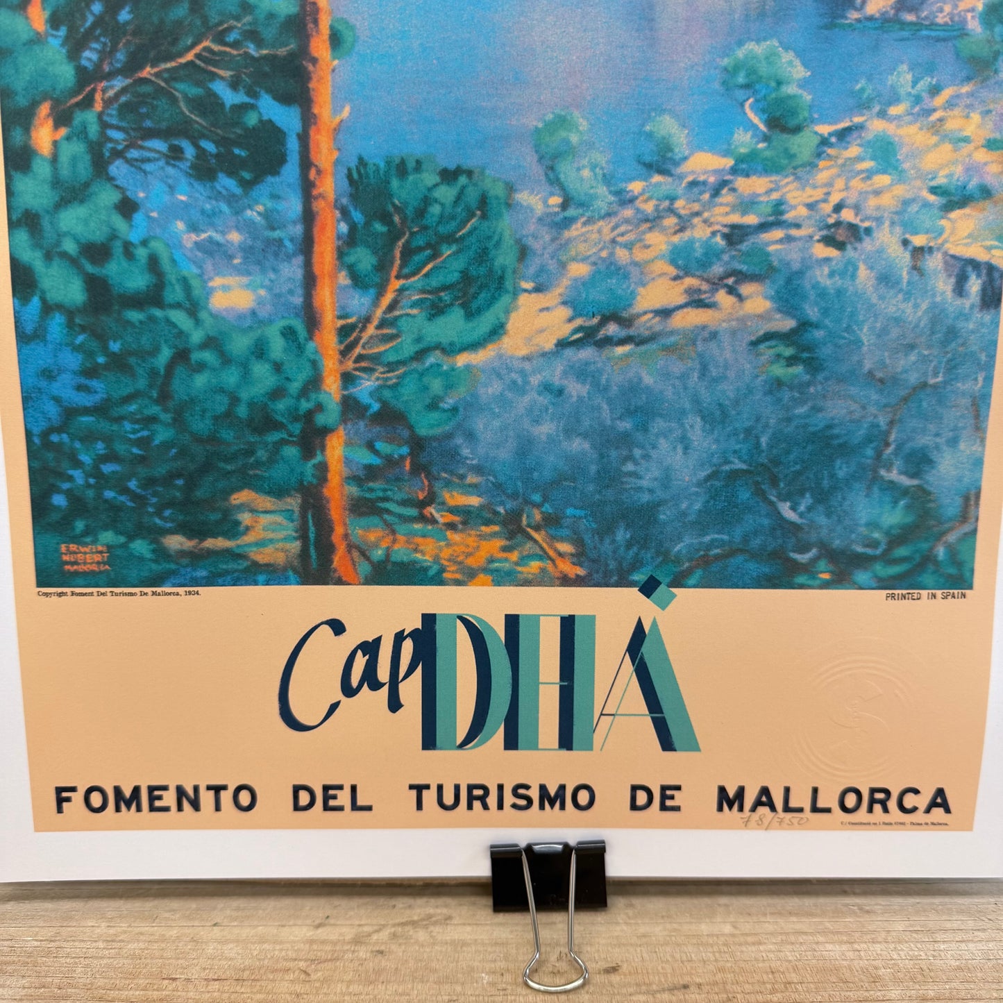 Erwin Hubert Mallorca Tourism Art Poster Selection