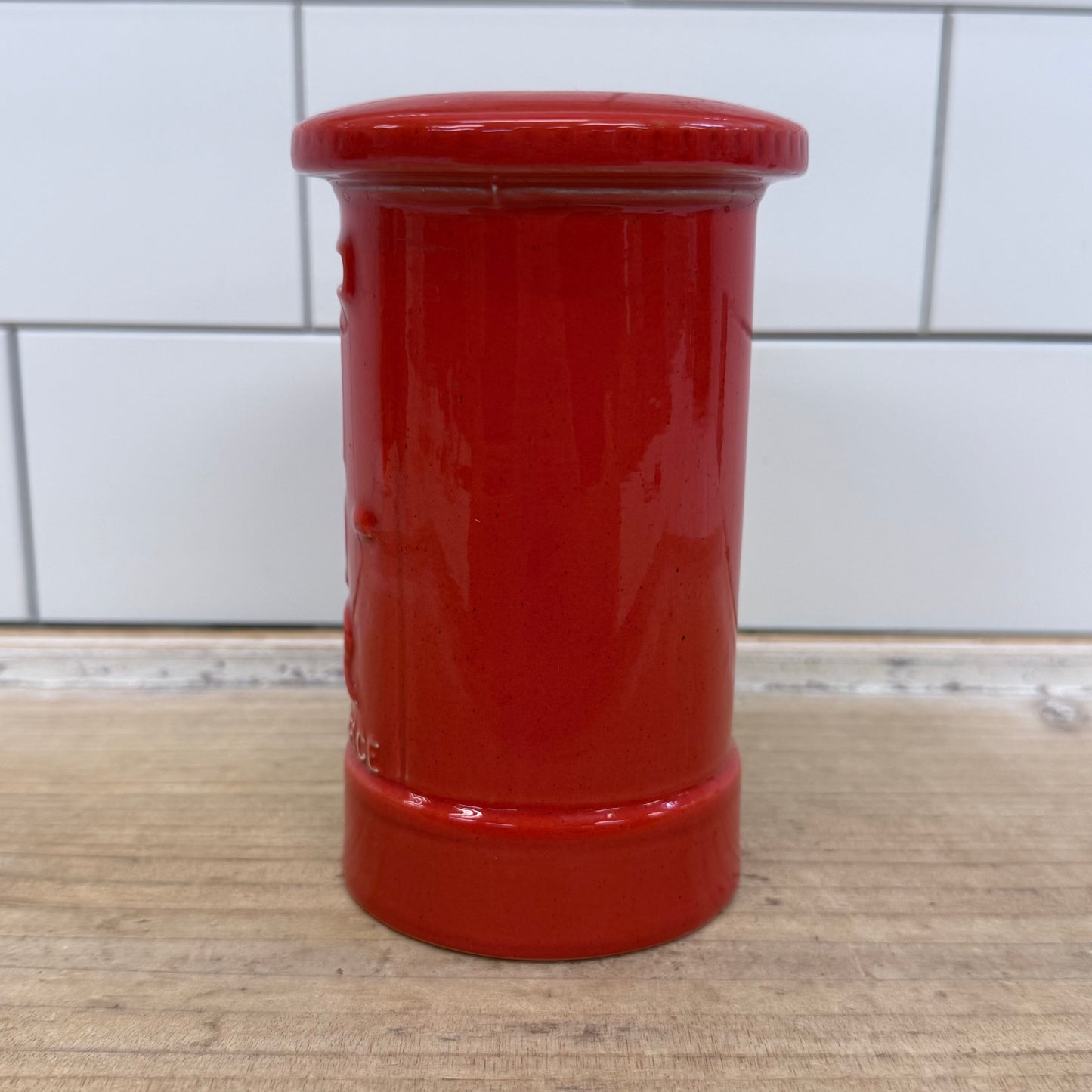Mason's London Post Box Coin Bank Ceramic England Elizabeth II
