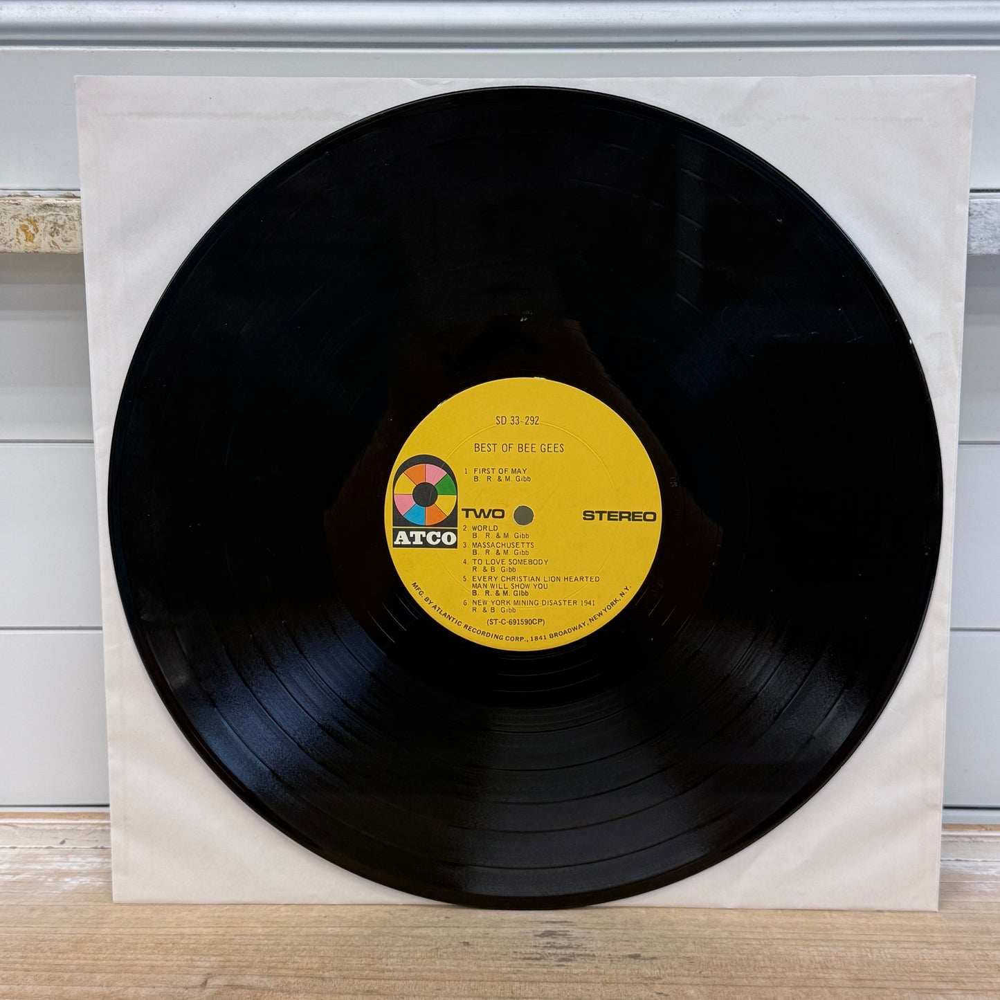 Bee Gees Best of Bee Gees Vinyl Record LP 1969 #SD 33-292