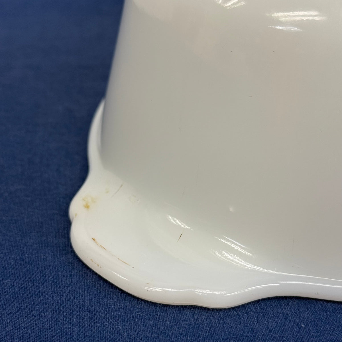 Fire-King Milk Glass Casserole Chafing Dish 1960s