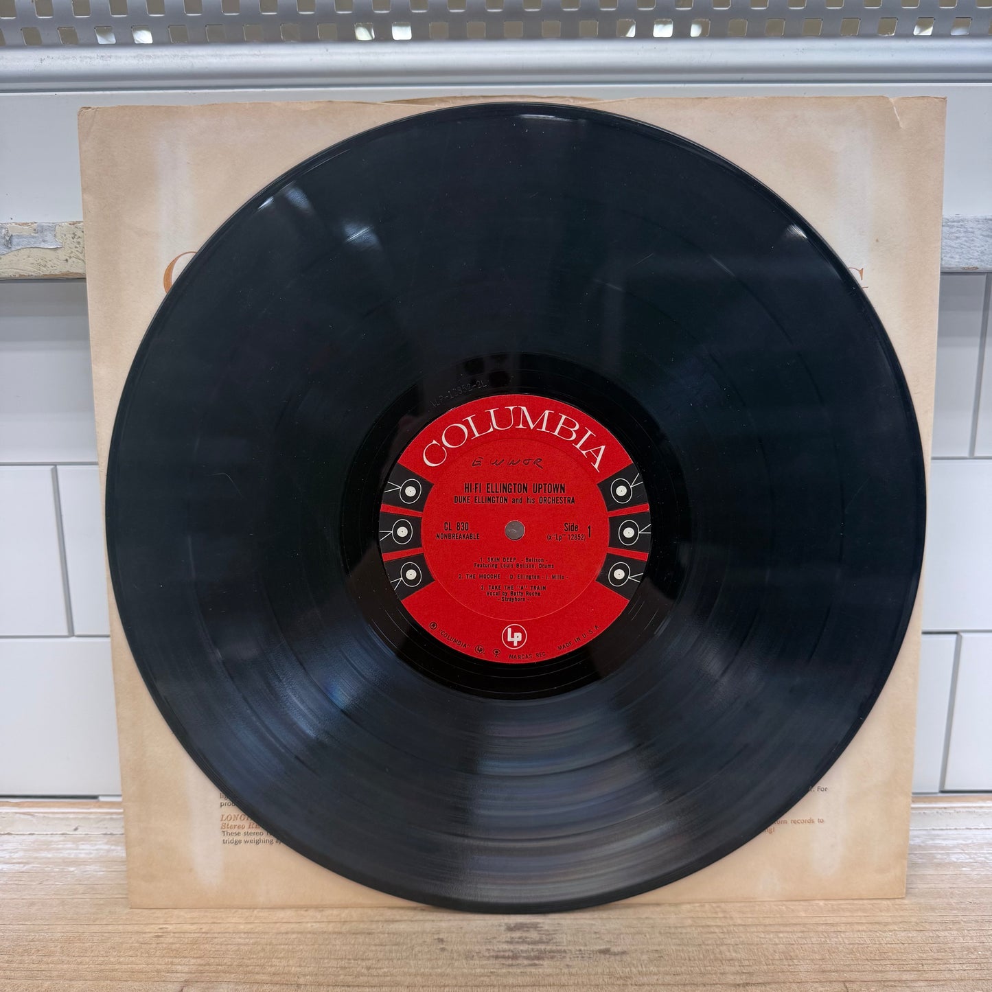 Duke Ellington Hi-Fi Ellington Uptown Vinyl Record 1956 #CL830