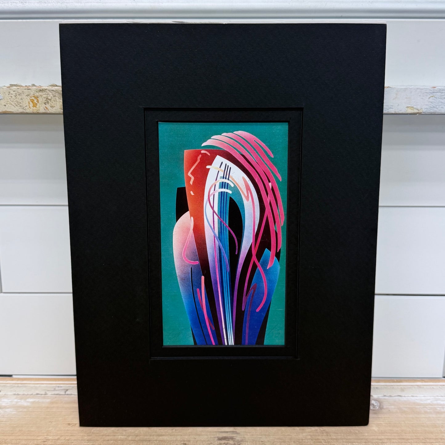 Dean S. Lauderdale Signed Numbered Abstract Art Prints Set of 2