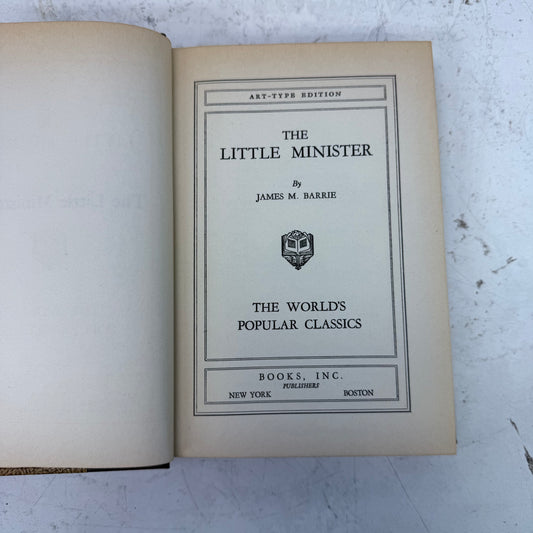 James Barrie The Little Minister Hardback, 1940s Ed.