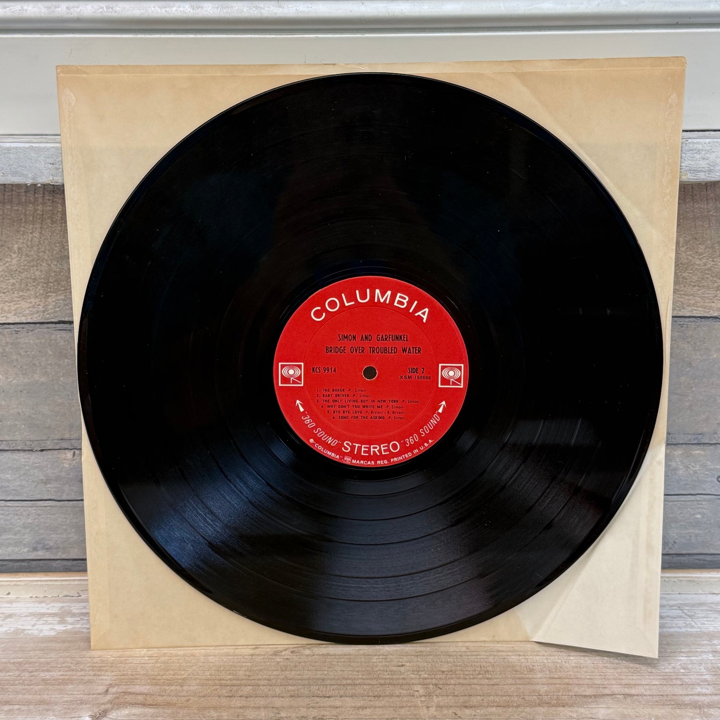Simon and Garfunkel Bridge Over Troubled Water Vinyl Record, 1970