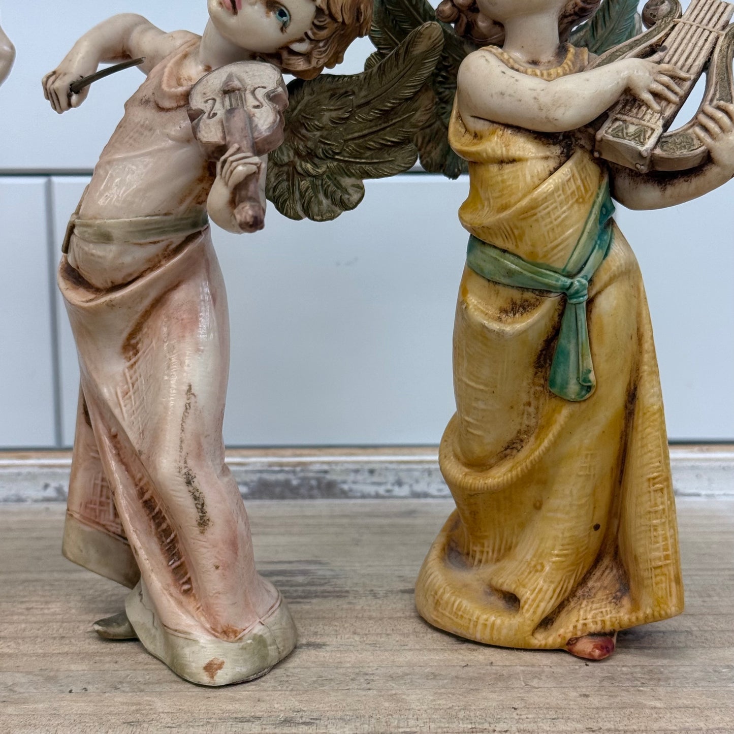 Fontanini Depose Italy Musician Angels Set 1980s