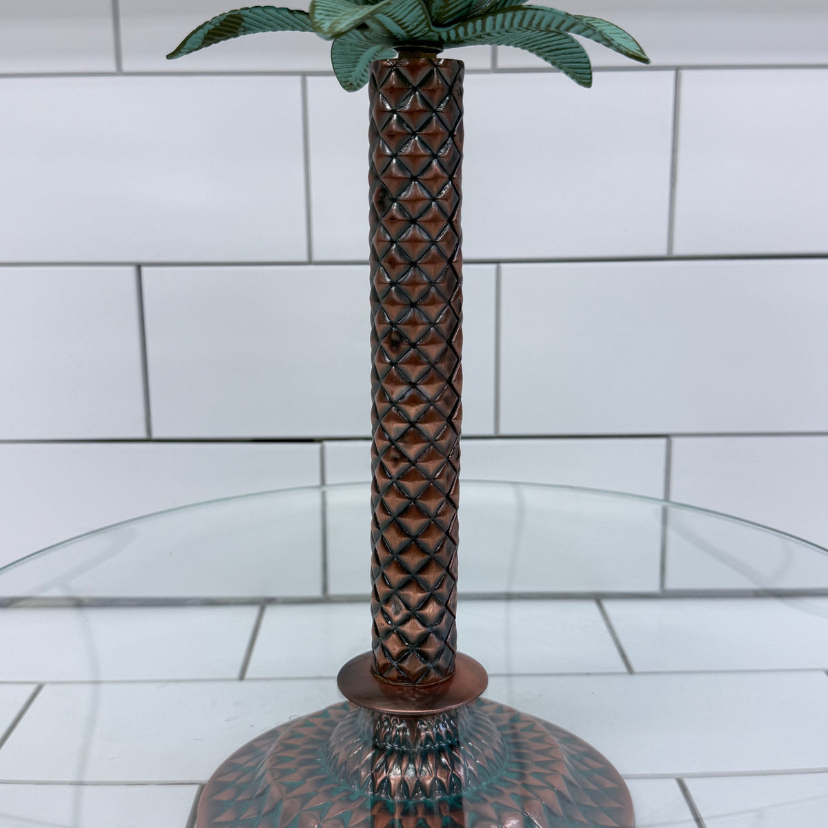 Palm Tree Serving Platter Tropical Coastal Decor
