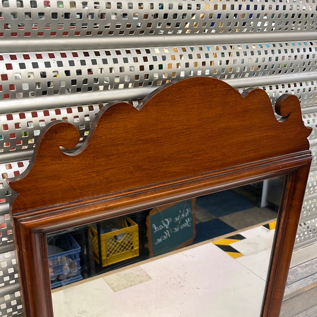 Vintage Paine Furniture Co. Mahogany Wall Mirror, 1930s