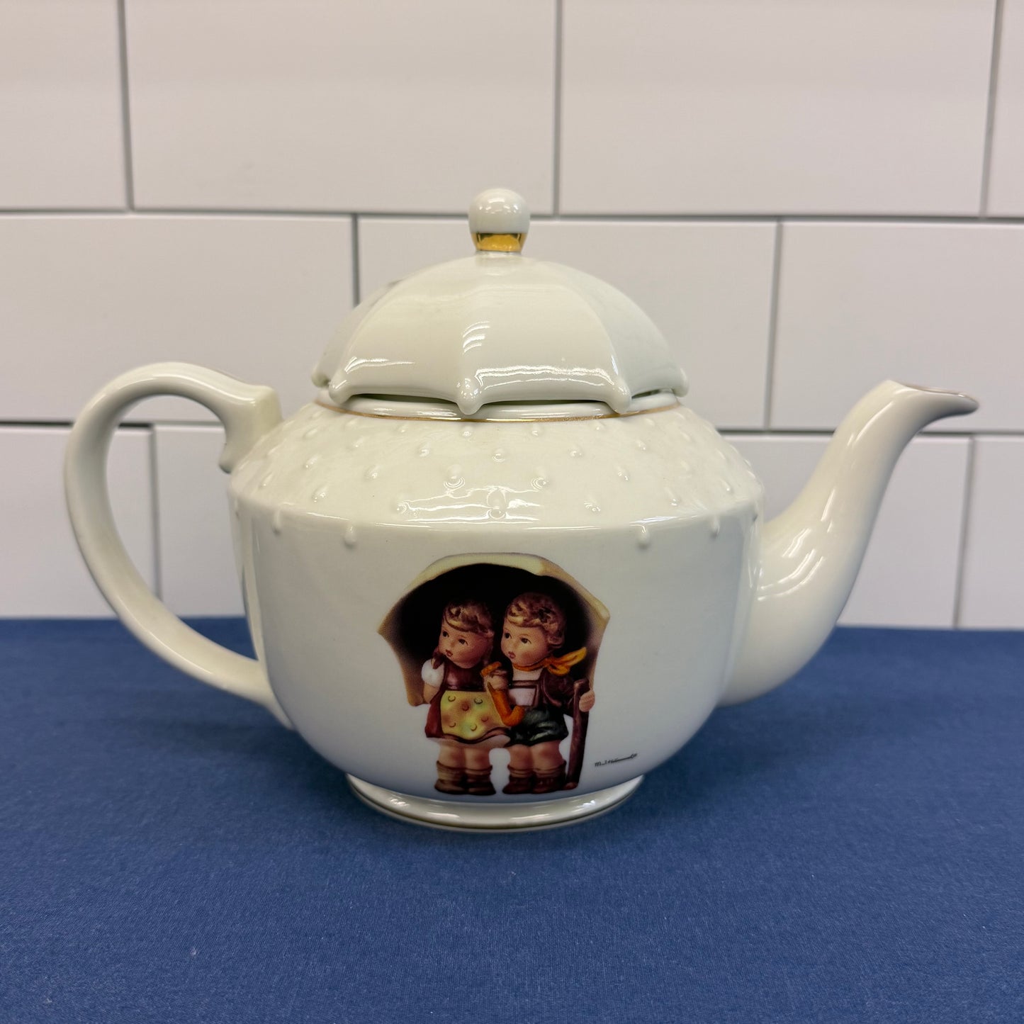 Danbury Mint Hummel Stormy Weather Porcelain Tea Set