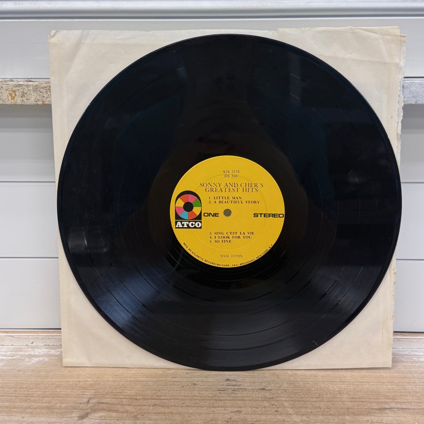 Sonny & Cher Greatest Hits Double Vinyl Record 1967