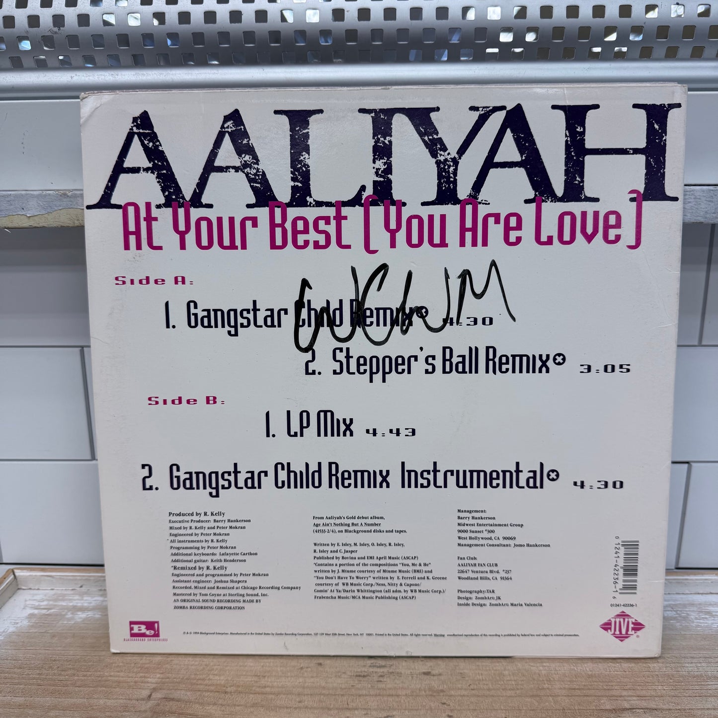 Aaliyah At Your Best You Are Love Vinyl Record 1994 LP