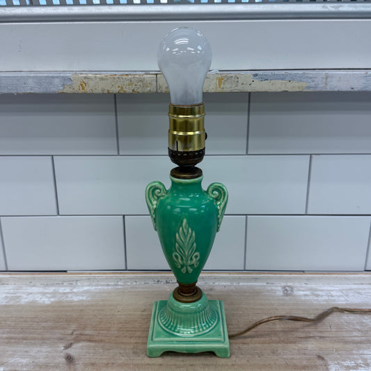 Mid Century Modern Urn Shaped Ceramic Table Lamp